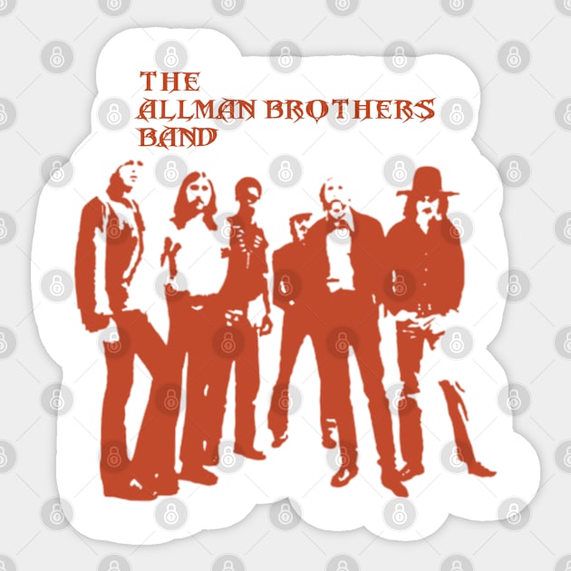 The Allman Brothers Sticker by NonaNgegas